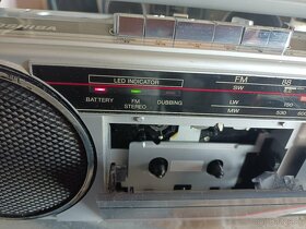 Toshiba RT 8035, radiomagnetofon boombox retro kazeťák - 6