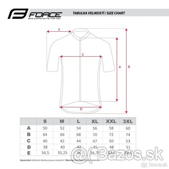 Pánsky cyklodres Force LIFE krátky rukáv - 6