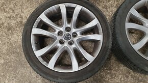 Originál disky Mazda R19 5x114,3 + letné pneu Uniroyal 2023 - 6