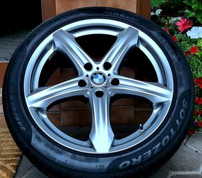 alu R19 5x120, senzory, zimné pneu 245/45 RFT, BMW X3 - 6