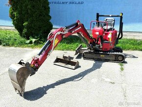 Yanmar ViO10 minibager 1150 kg rýpadlo, záruka - 6