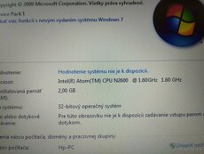 rozpredám netbook Hp mini 110-4100sv - 6