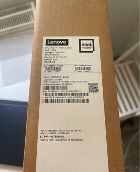 Lenovo Legion 5 17” RTX 3060 6GB / Intel i7 11800H - 6