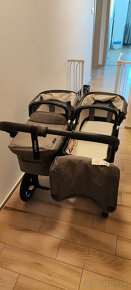 BUGABOO donkey 5 Black / Grey melange (twins) + autosedačky - 6