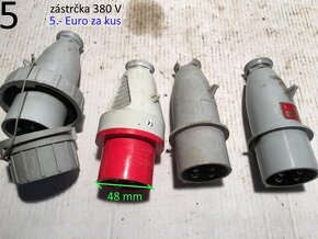 Zásuvky a zástrčky 380 V - 6