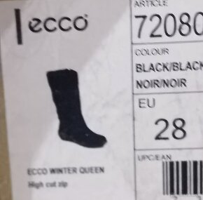 Ecco gore-tex nové dievčenské zimne čižmy, veľ. 28EU - 6