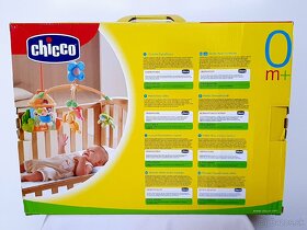 Chicco hudobný kolotoč nad postieľku s ovládačom + hračky - 6