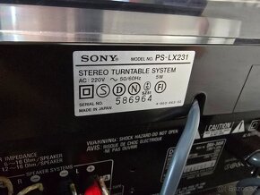 SONY PS-LX231 automatický gramofón - 6