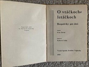 O vtáčkoch letáčkoch (ilustr. Ľ.Fulla), 1933 - 6