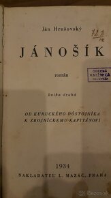 Kniha Jánošík - starožitné zberateľské vydanie 1934 a 1935 - 6