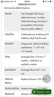 Trek Emonda ALR 5 bontrager veľkosť 54 - 6