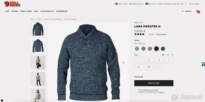 Merino sveter z jahňacej vlny Fjallraven Lada Sweater M - 6