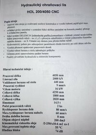 lis ohraňovací HOL 200/4050 CNC - 6