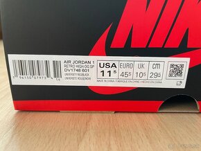 Jordan 1 Retro High Og Spiderman Across Spider-Verse 100% - 6