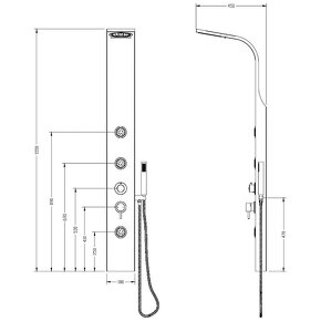 Sprchový Panel Venus - 6