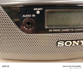 SONY rádiomagnetofón s CD MP3 a diaľkovým ovládačom - 6