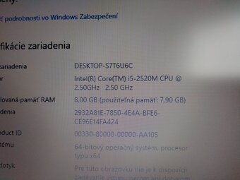 predám Dell latitude e5420 / Intel core i5 / 8gb ram / HDMI - 6