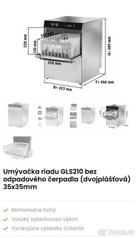 Gastro umývačka riadu so zmäkčovačom - 6