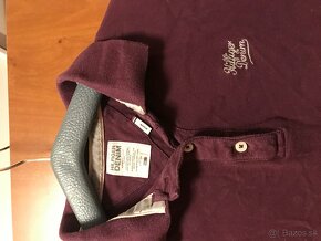 TOMMY HILFIGER originál bordo damske tricko S/M - 6