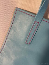 kabelka - taška ľahká kožená - 6