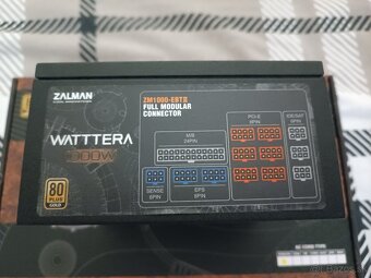 Zalman Watttera ZM1000-EBTII 1000W Full modular, záruka - 6