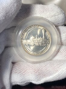 50 Kčs Železnica Břeclav Brno 1989 - len 1665 v Proof - 6