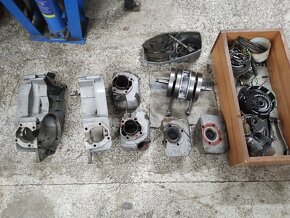 Motor na JAWA 350 typ 638 a BABETA typ 207, výfuk PIONIER - 6