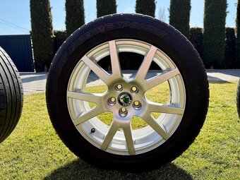 Komplet letnú sadu alu Škoda SPIDER 5x100 205/55 R16. - 6