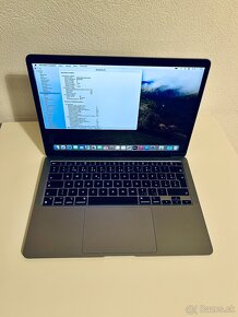 MacBook Air 13" M1 SK 8GB RAM 256GB SSD 28 cyklov TOP STAV - 6