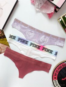 Victoria’s Secret PINK tanga nohavičky S - 6