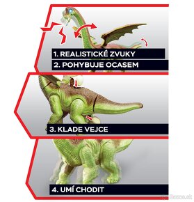 Chodiaci dinosaurus DODO so zvukom a svetlom - 6