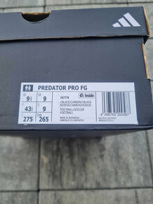 Pánske kopačky adidas Predator Pro FG core black 43 - nové - 6