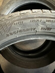 4x BRIDGESTONE TURANZA T005 225/45 R17 5mm - 6