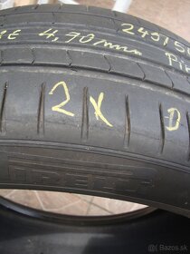 245/50R19, 105 W Pirelli P zero 2kusy,letné - 6