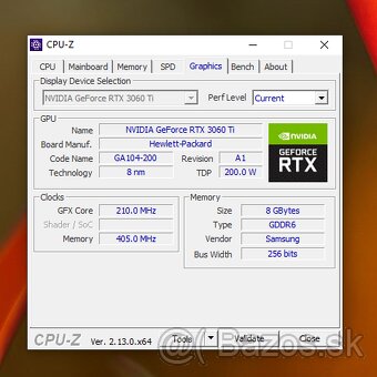 HP RTX 3060 Ti 8GB - 6