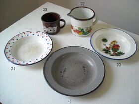 Kamenina  keramika porcelán zo starej kuchyne - 6