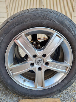 Alu disky HRS 5x114,3 7Jx17 ET 40 + letné pneu 225/60 R17 - 6