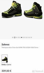 nove turisticke topanky SALEWA vibram goretex, velkost 41 - 6