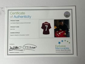 Predám podpísaný dres Luis Suarez s certifikátom - 6