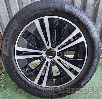 Originálna zimná sada Mercedes - 5x112 r17 + 225/55 r17 - 6