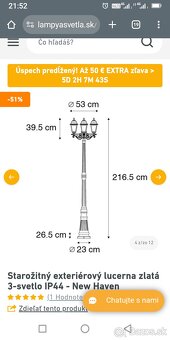 Svetlo zahradna lampa - 6