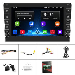 8",1 Din rádio,1+16GB,Android 9,1024x600,GPS,WiFi,SK - 6