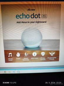 AMAZON ECHO DOT S HODINAMI - 6