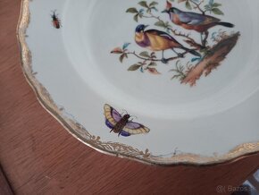 Míšeň, Meissen - malovaný porcelánový talíř - 6