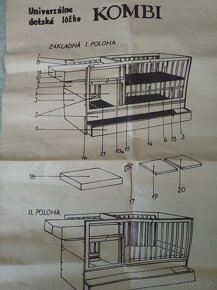 Detská postieľka kombi od 0 do 15 rokov - 6