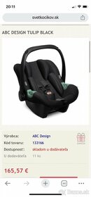 Vajíčko 0-13kg ABC Design Tulip Black - 6