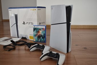 Play station 5 slim s mechanikou 2 x ovladač + FC25 ( ps5 ) - 6