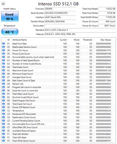 Externý SSD disk WD / Hiksemi / Intenso 512GB - 6