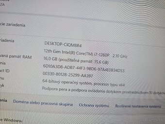 Dotykovy Asus Zenbook 14 OLED so 16 gb ram i7 procesorom a 5 - 6