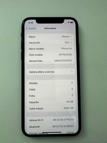 iPhone XS, kozmická sivá,  64GB - 6